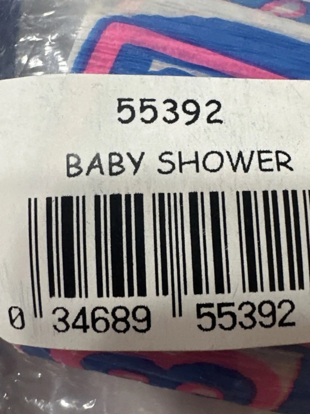 (Qty 3) VTG 1991 Beistle BABY SHOWER Crepe Paper Streamer NEW Girl or Boy Decor